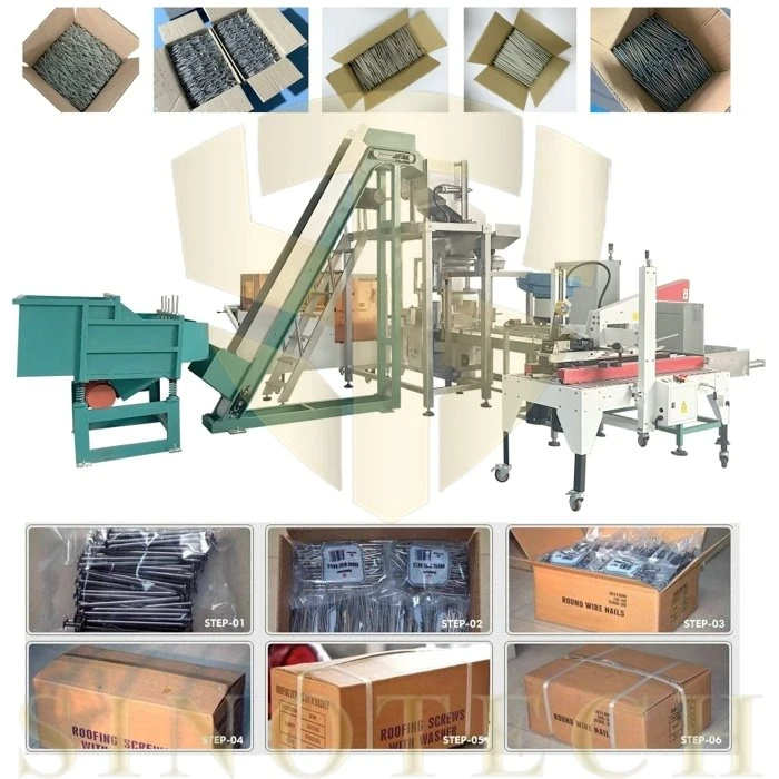 Nail Carton Box Packaging Line