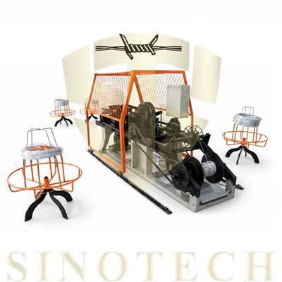 Barbed Wire Making Machine